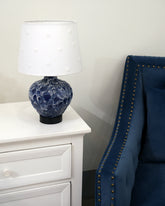 Ceramic Table Lamp/Fabric Shade with UNO Standard